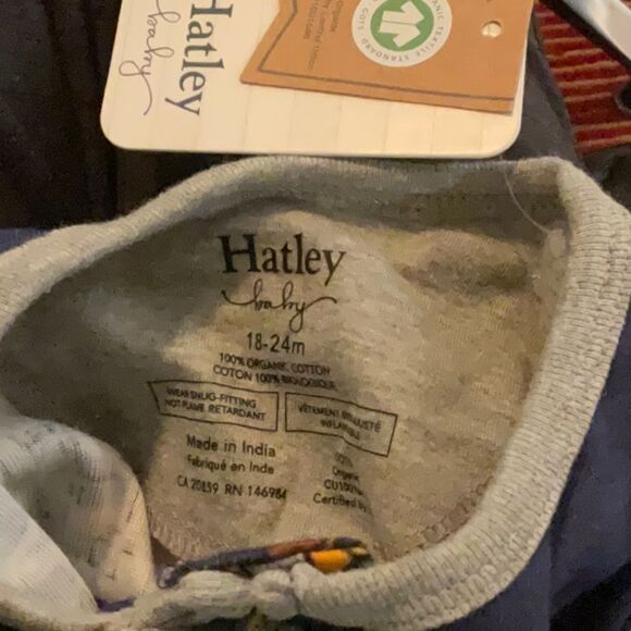 Hatley Baby: Construction Trucks Organic Cotton Footie Onesie, 18-24 Mos, BNWT - Picture 4 of 4